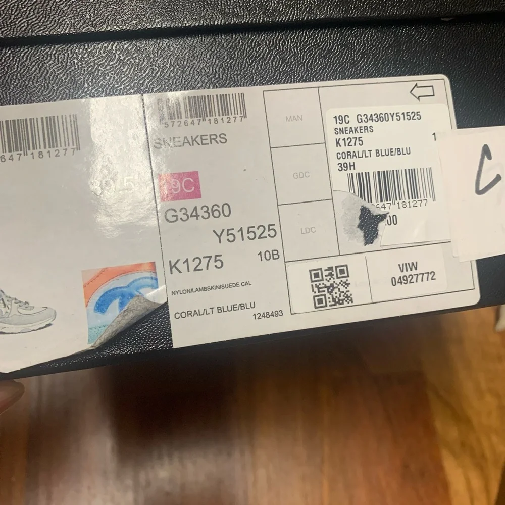 Chanel coral blue sneakers - Picture 15 of 15